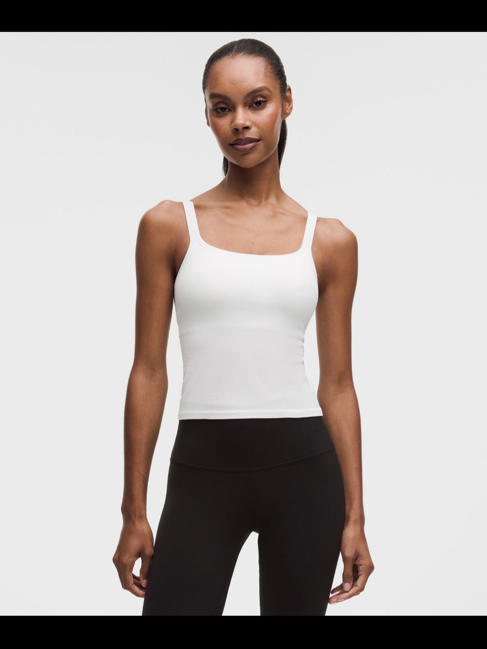 Lululemon Ebb to Street Scoop Neck Cropped Tank